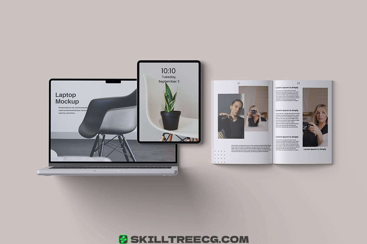 图片[5]-Device And Magazine Mockup（503624）-技能树